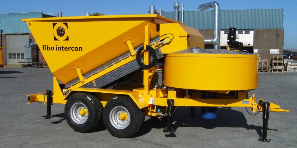 Мобільний бетонний завод Fibo Intercon B1200