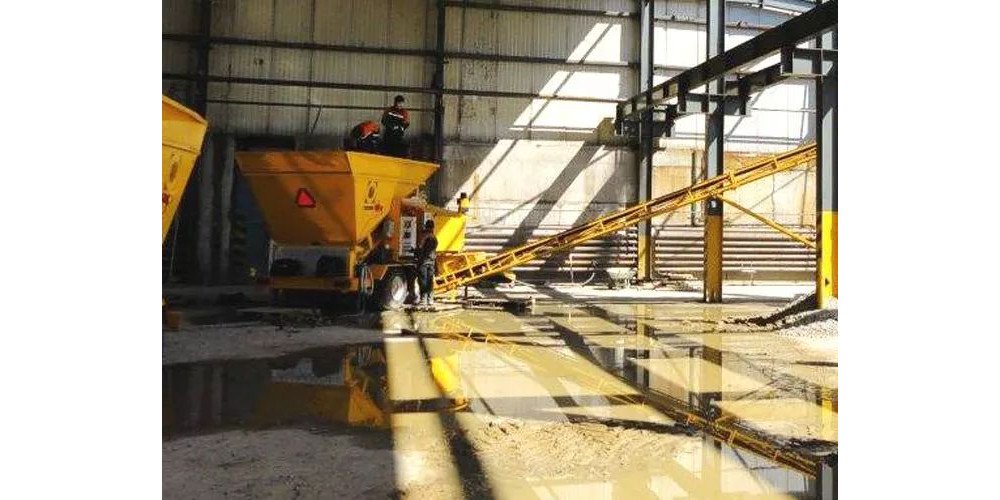 Мобільний бетонний завод Fibo Intercon B1200