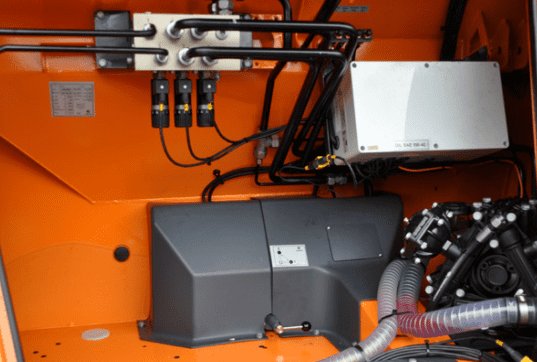 Моторный отсек солеразбрасывателя Epoke Sirius AST