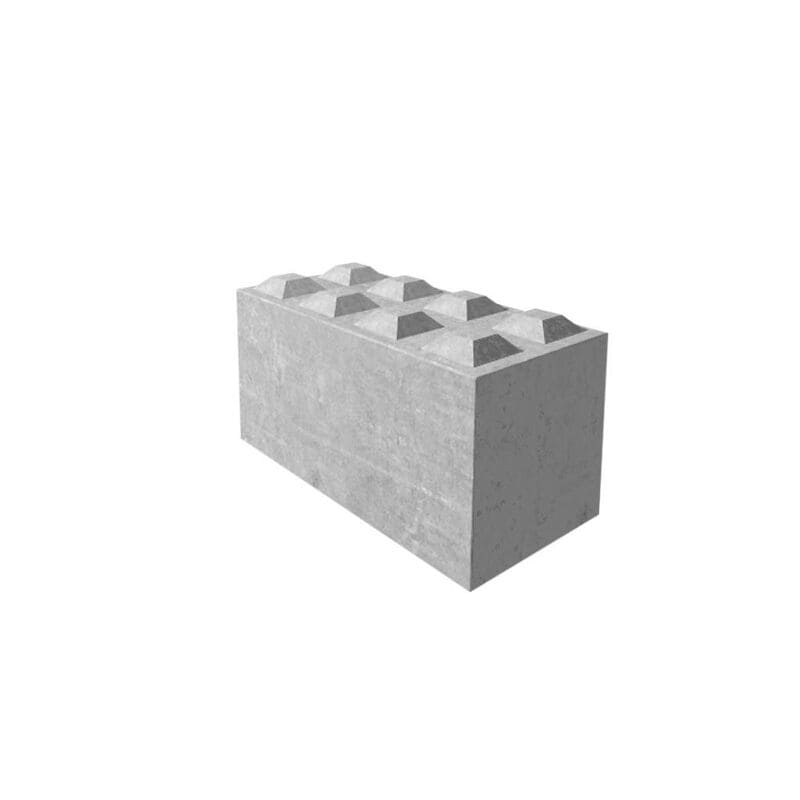 Бетонний блок 120х60х60 см