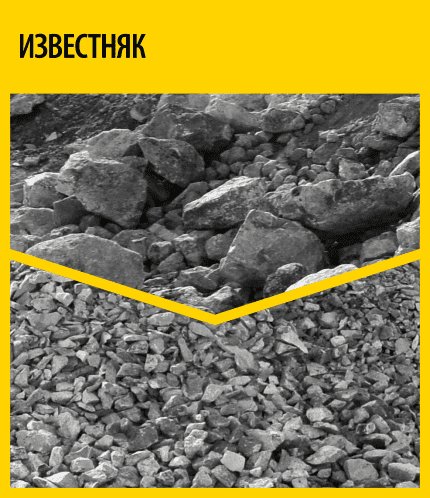 Ковші МВ: дроблення вапняку